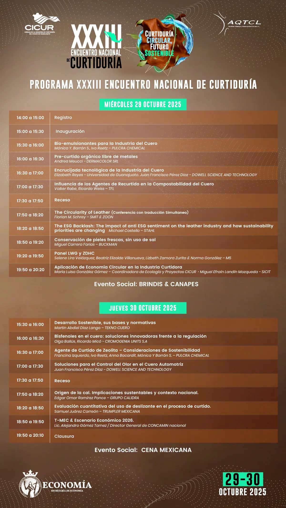 Encuentro Nacional de Curtiduria 2025 León Guanajuato